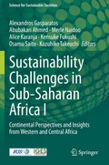 Cover: Sustainability Challenges in Sub-Saharan Africa I - Springer
