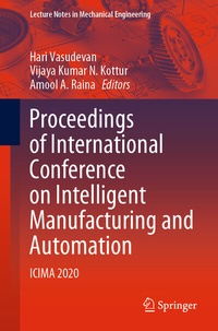 Abbildung von: Proceedings of International Conference on Intelligent Manufacturing and Automation - Springer