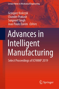 Enlarge image Cover: Advances in Intelligent Manufacturing - Springer