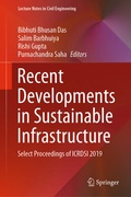 Cover: Recent Developments in Sustainable Infrastructure - Springer
