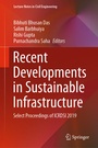 Cover: Recent Developments in Sustainable Infrastructure - Springer