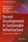 Cover: Recent Developments in Sustainable Infrastructure - Springer