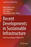 Cover: Recent Developments in Sustainable Infrastructure - Springer