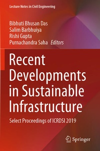 Enlarge image Cover: Recent Developments in Sustainable Infrastructure - Springer