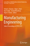 Cover: Manufacturing Engineering - Springer