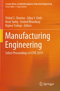 Enlarge image Cover: Manufacturing Engineering - Springer