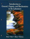 Cover: Introduction to General, Organic, and Biochemistry in the Laboratory - Thomson Brooks/Cole