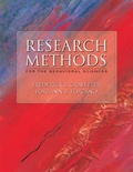 Cover: Research Methods for the Behavioral Sciences (Non-Infotrac Version) - Wadsworth Publishing Company