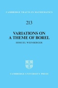 Cover: Variations on a Theme of Borel - Cambridge University Press