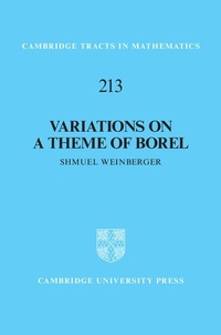 Abbildung von: Variations on a Theme of Borel - Cambridge University Press