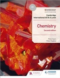 Cover: Cambridge International AS & A Level Chemistry Student's Book Second Edition - Hodder Education