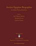 Cover: Ancient Egyptian Biographies - Lockwood Press