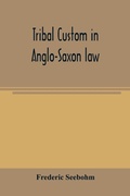 Cover: Tribal custom in Anglo-Saxon law - ALPHA EDITION