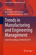Cover: Trends in Manufacturing and Engineering Management - Springer