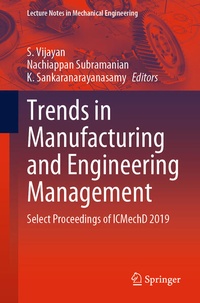 Enlarge image Cover: Trends in Manufacturing and Engineering Management - Springer