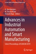 Cover: Advances in Industrial Automation and Smart Manufacturing - Springer
