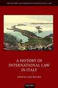 Cover: A History of International Law in Italy - OUP eBook