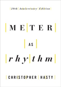 Abbildung von: Meter as Rhythm - OUP eBook
