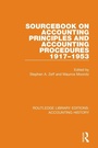 Cover: Sourcebook on Accounting Principles and Accounting Procedures, 1917-1953 - Routledge
