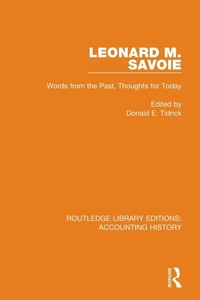 Abbildung von: Leonard M. Savoie - Routledge