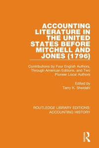 Abbildung von: Accounting Literature in the United States Before Mitchell and Jones (1796) - Routledge
