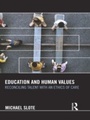 Cover: Education and Human Values - Routledge