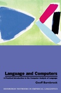 Cover: Language and Computers - Edinburgh University Press