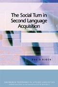 Cover: Social Turn in Second Language Acquisition - Edinburgh University Press