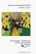 Cover: Katherine Mansfield and the Fantastic - Edinburgh University Press