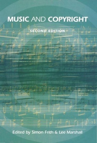 Enlarge image Cover: Music and Copyright - Edinburgh University Press