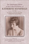 Cover: Diaries of Katherine Mansfield - Edinburgh University Press