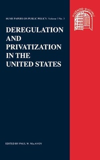 Enlarge image Cover: Deregulation and Privatisation - Edinburgh University Press