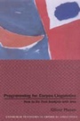 Cover: Programming for Corpus Linguistics - Edinburgh University Press