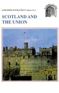 Cover: Scotland and the Union - Edinburgh University Press
