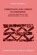 Cover: Christians and Chiefs in Zimbabwe - Edinburgh University Press