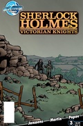 Cover: Sherlock Holmes: Victorian Knights #3 - TidalWave Productions