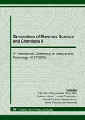 Cover: Symposium of Materials Science and Chemistry II - Trans Tech Publications Ltd