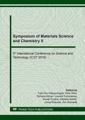 Cover: Symposium of Materials Science and Chemistry II - Trans Tech Publications Ltd