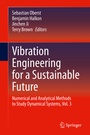 Cover: Vibration Engineering for a Sustainable Future - Springer