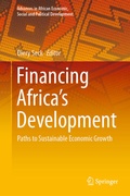 Cover: Financing Africa's Development - Springer