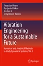 Cover: Vibration Engineering for a Sustainable Future - Springer