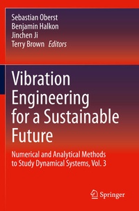 Enlarge image Cover: Vibration Engineering for a Sustainable Future - Springer