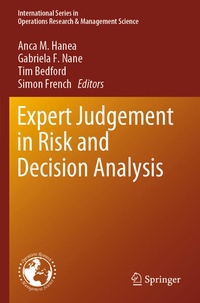 Enlarge image Cover: Expert Judgement in Risk and Decision Analysis - Springer