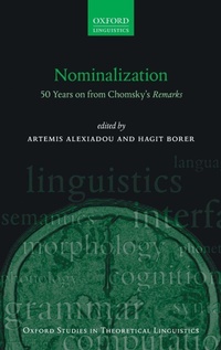 Enlarge image Cover: Nominalization - Oxford University Press