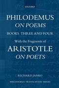 Cover: Philodemus, On Poems, Books 3-4 - Oxford University Press