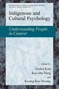 Cover: Indigenous and Cultural Psychology - Springer