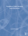 Cover: Principles of Public Speaking - Routledge