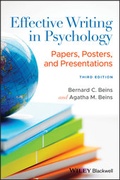 Cover: Effective Writing in Psychology - Wiley