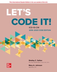 Enlarge image Cover: ISE Let's Code It! ICD-10-CM 2019-2020 Code Edition - McGraw-Hill Education