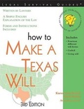 Cover: How to Make a Texas Will - Sphinx Publishing